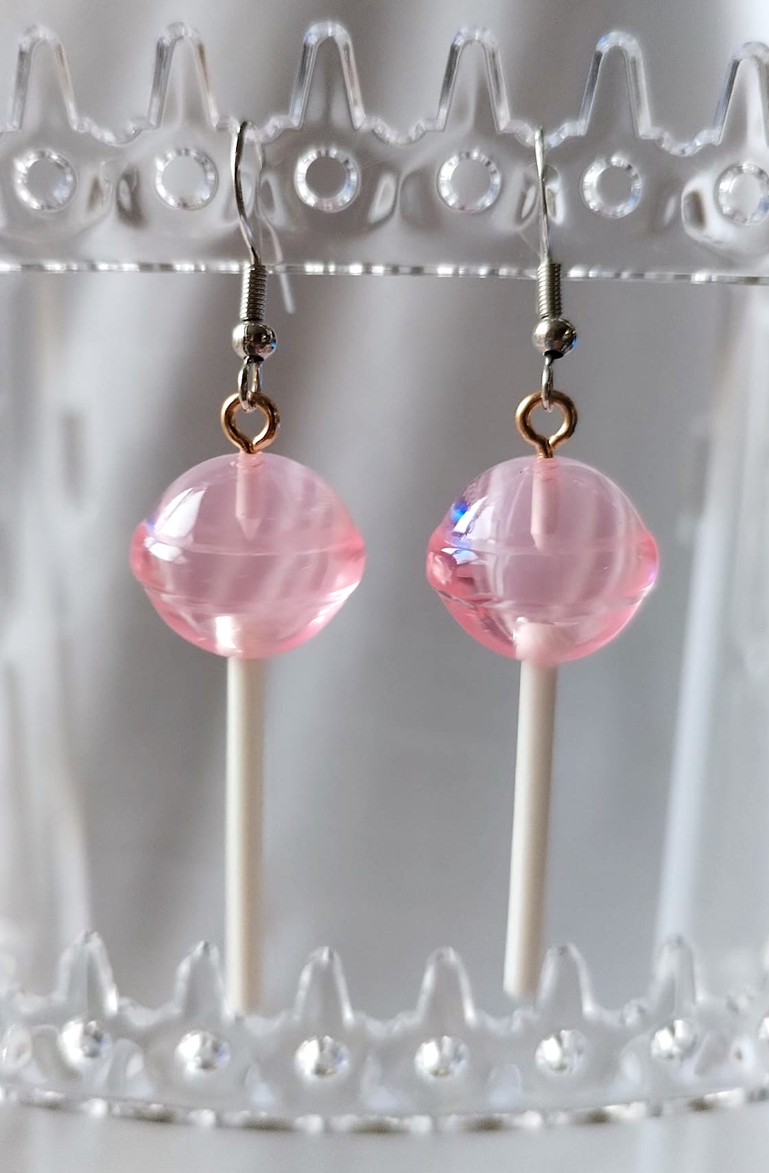 Pink Lollipop Earrings