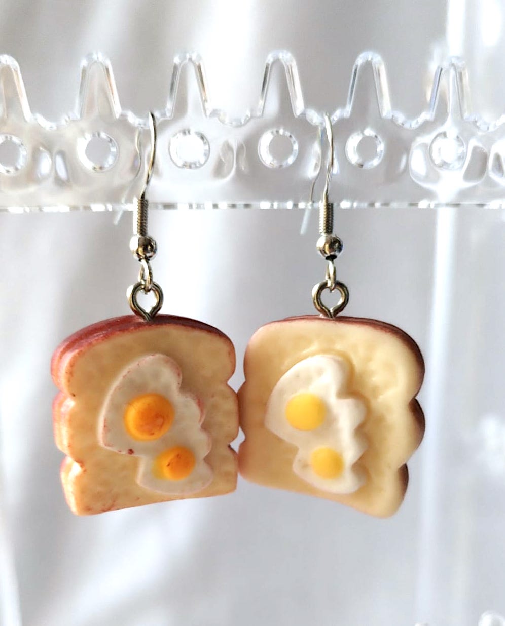 Egg on Toast Earrings