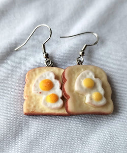 Egg on Toast Earrings