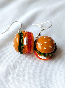 Hamburger Earrings