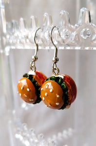 Hamburger Earrings