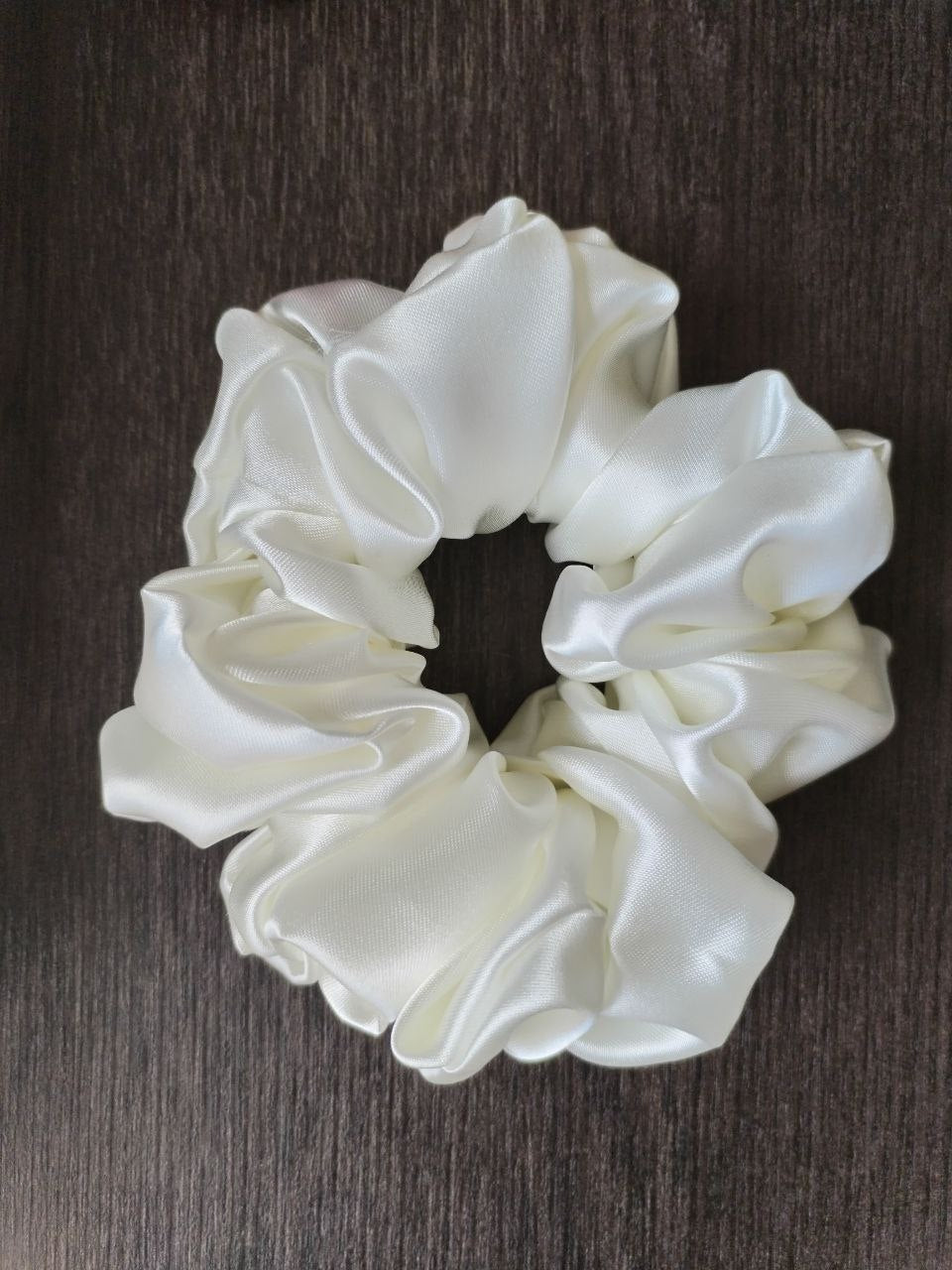 Ivory - Satin Scrunchie