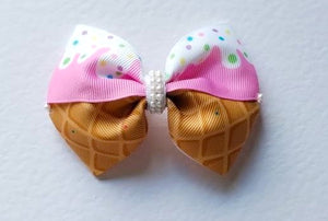 Ice Cream Bow - Medium Sized Bow