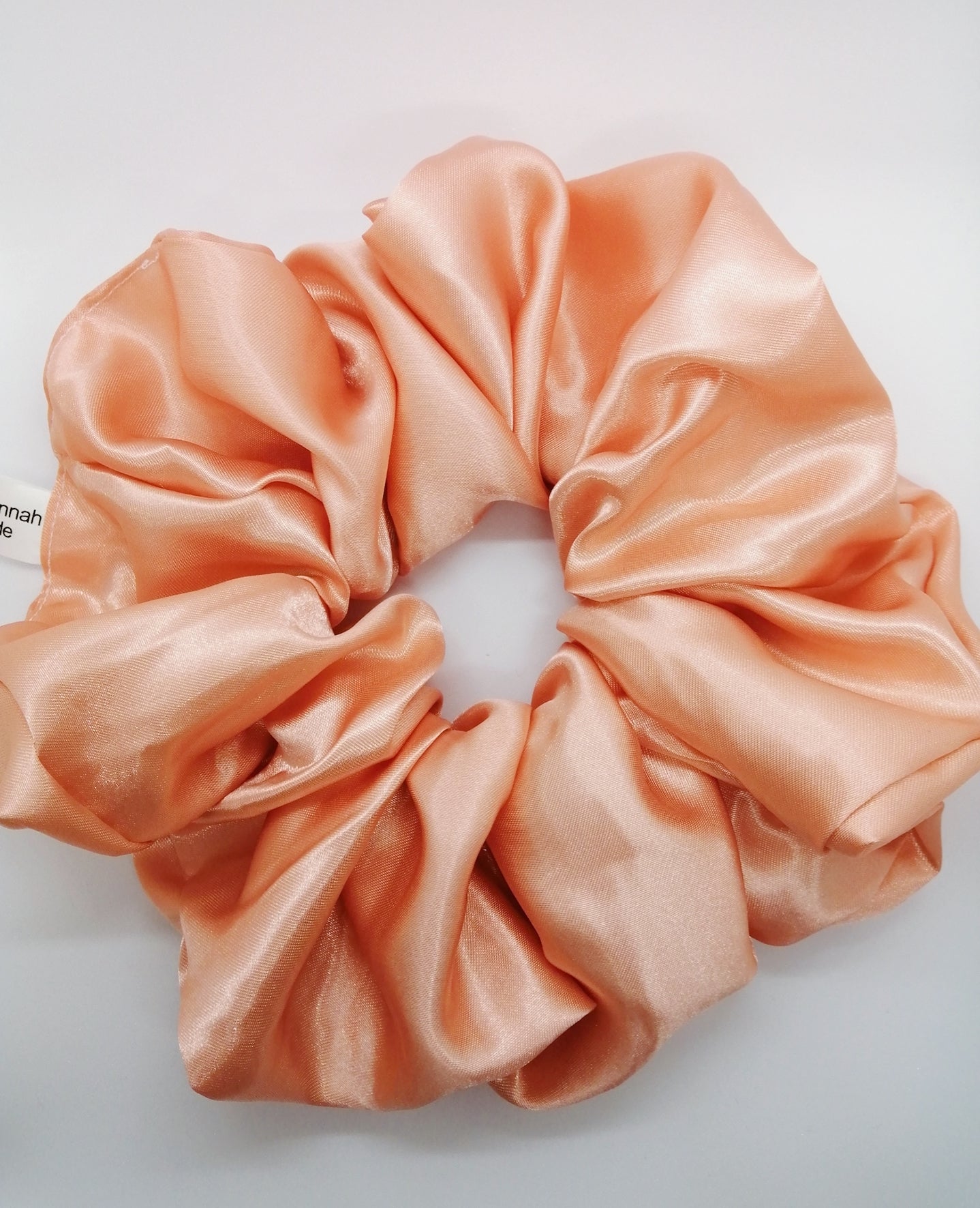 Peaches - Satin Silk Scrunchie