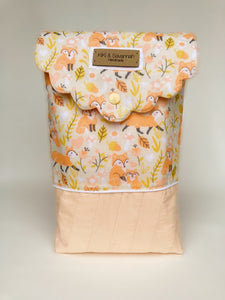 Peach Fox - Toiletry Bag / Nappy Bag