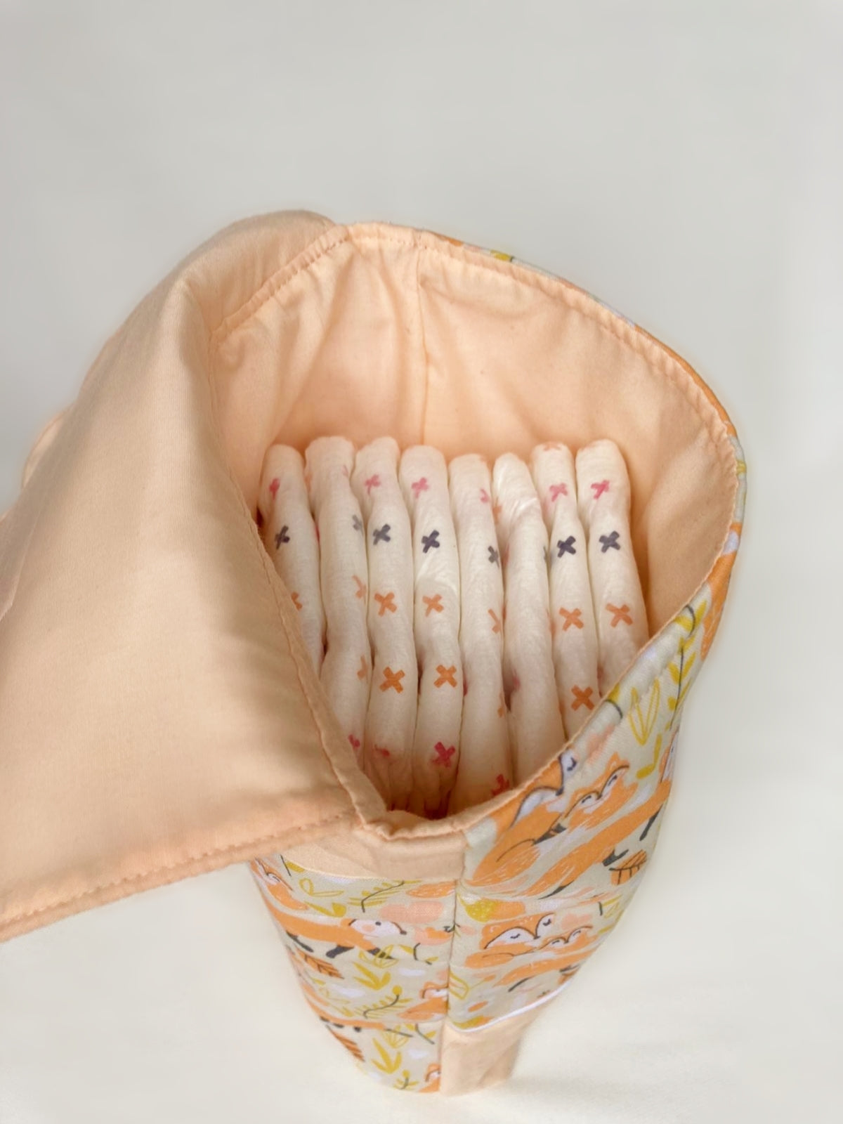 Peach Fox - Toiletry Bag / Nappy Bag